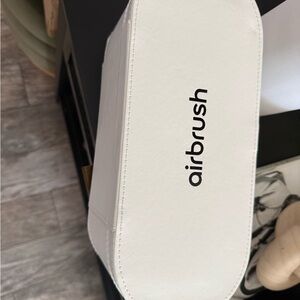 White Travel Hair Styling Brush Case -